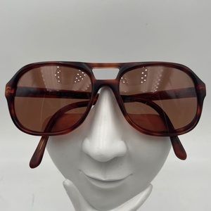 Vintage Zimco Brown Pilot Sunglasses Frames Benton
